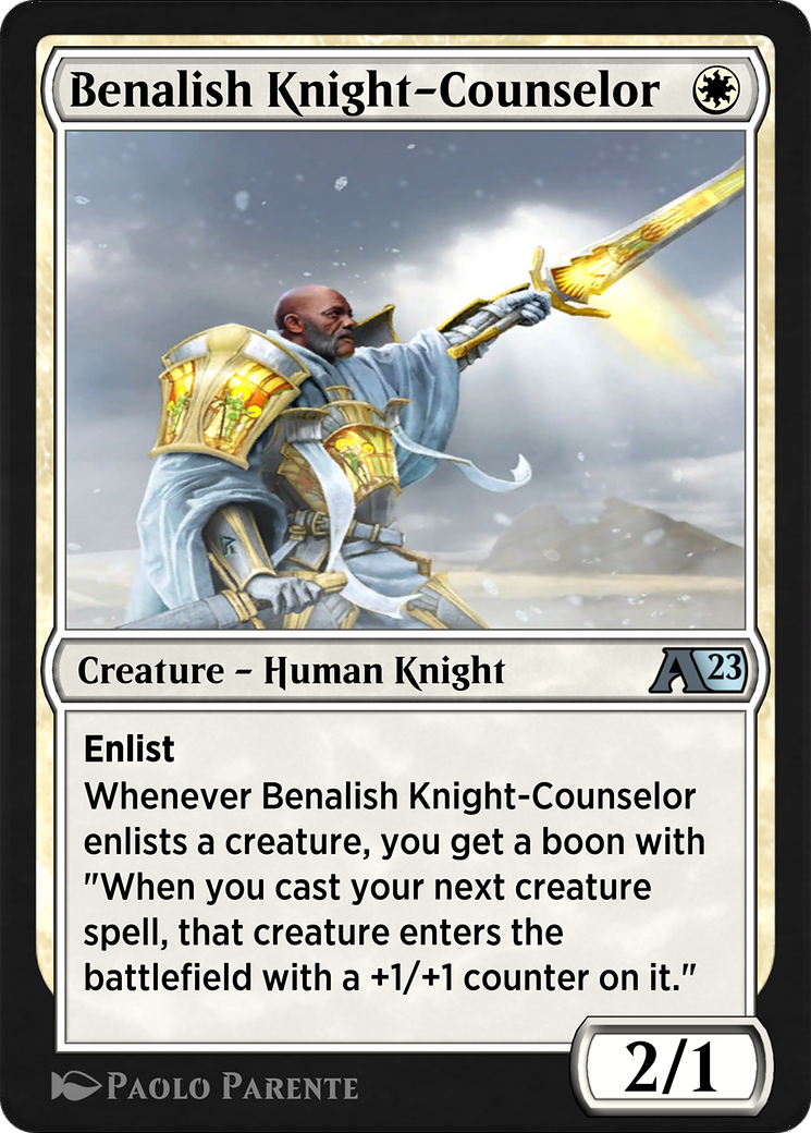 Benalish Knight-Counselor Card Image