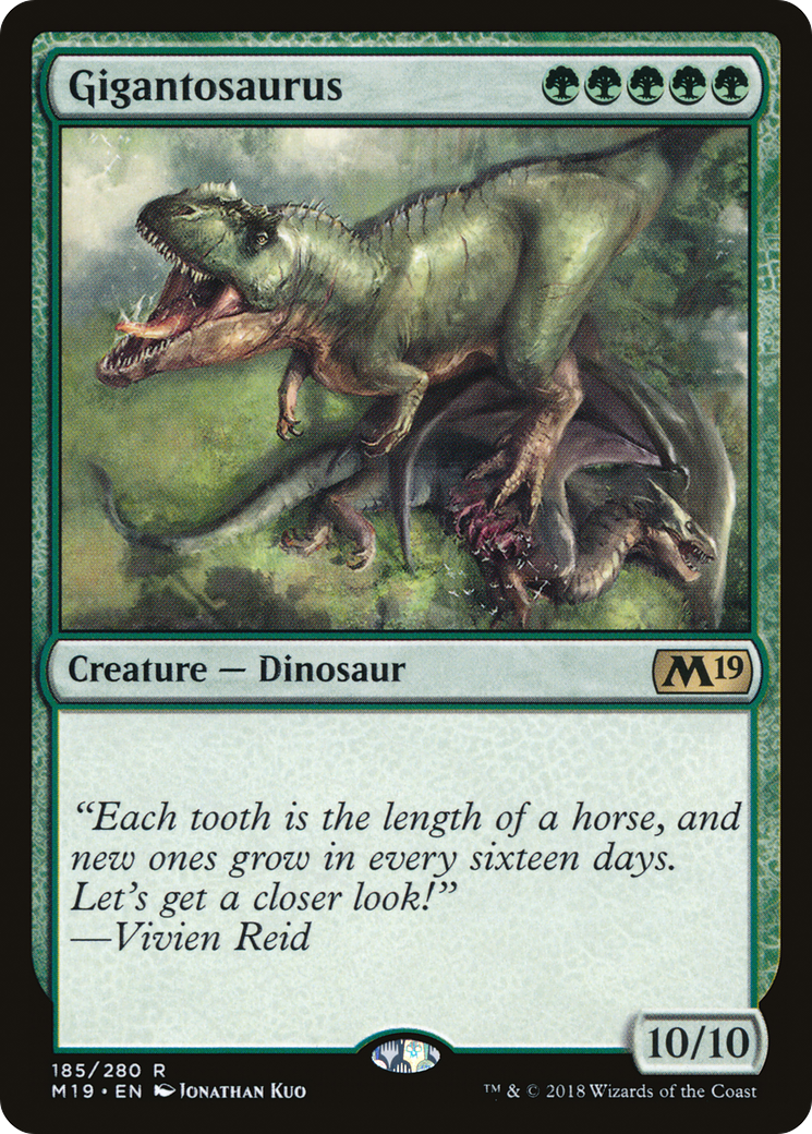 Gigantosaurus Card Image