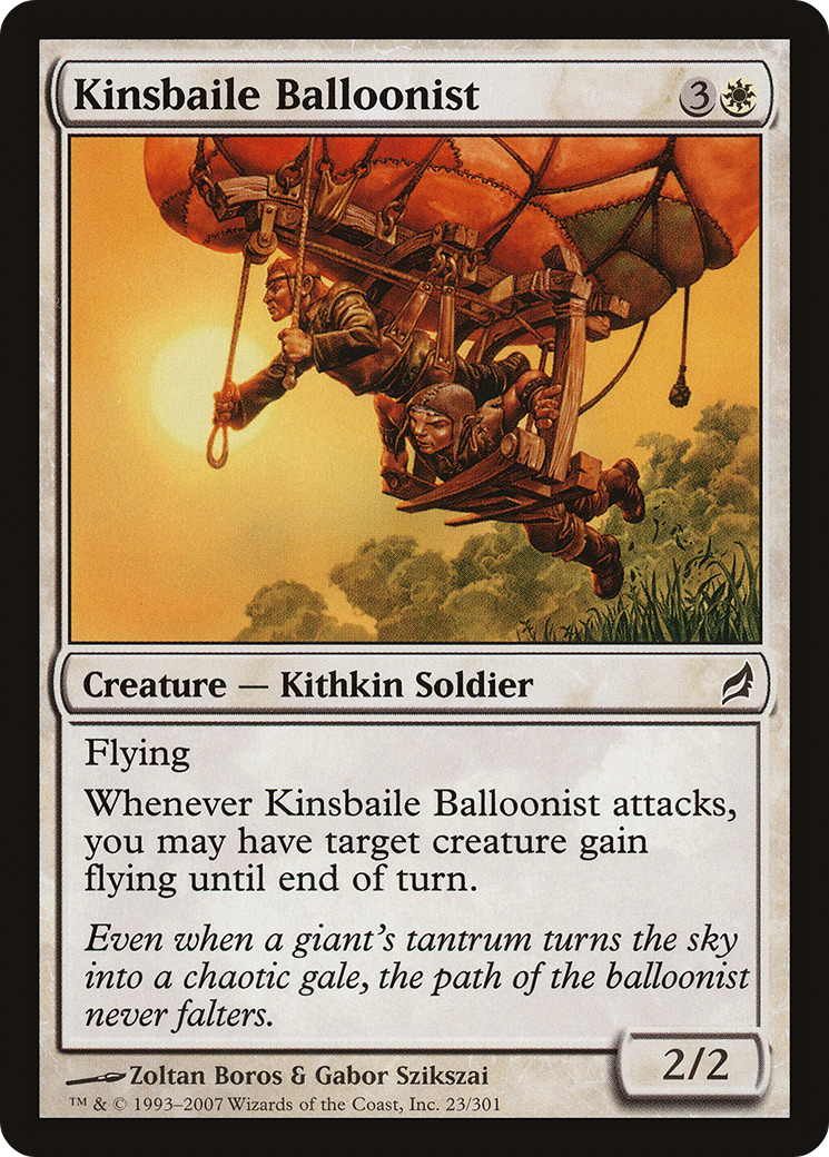 Kinsbaile Balloonist Card Image