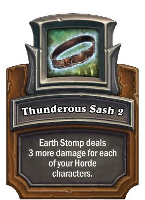 Thunderous Sash 2 Card Image