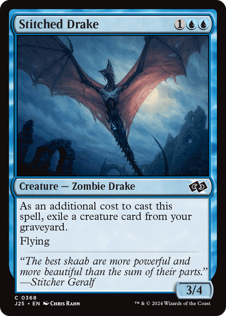 Stitched Drake Card Image