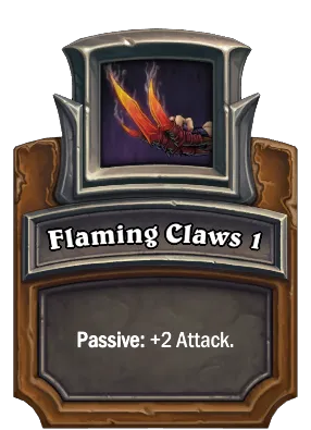 Flaming Claws 1 Card Image