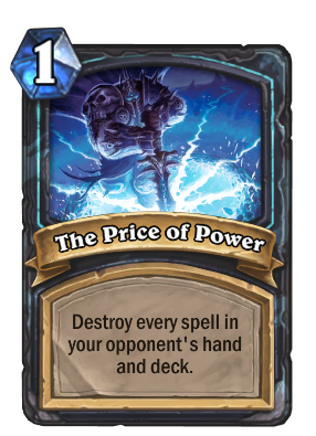 The Price of Power Card Image