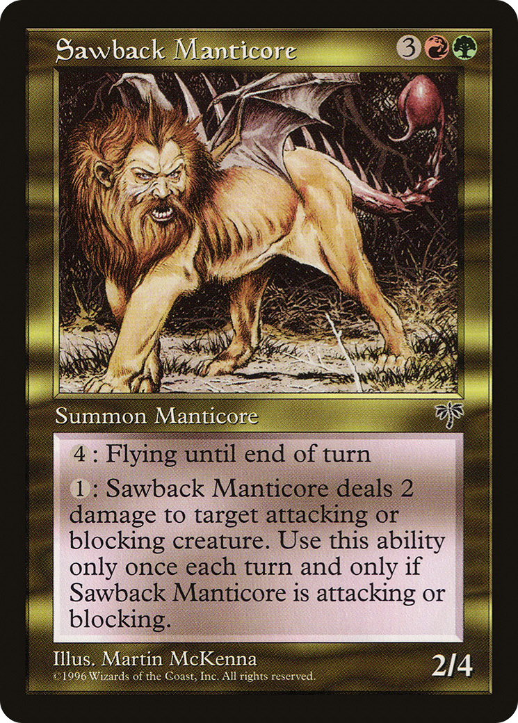 Sawback Manticore Card Image