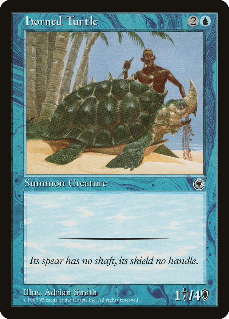Horned Turtle Card Image