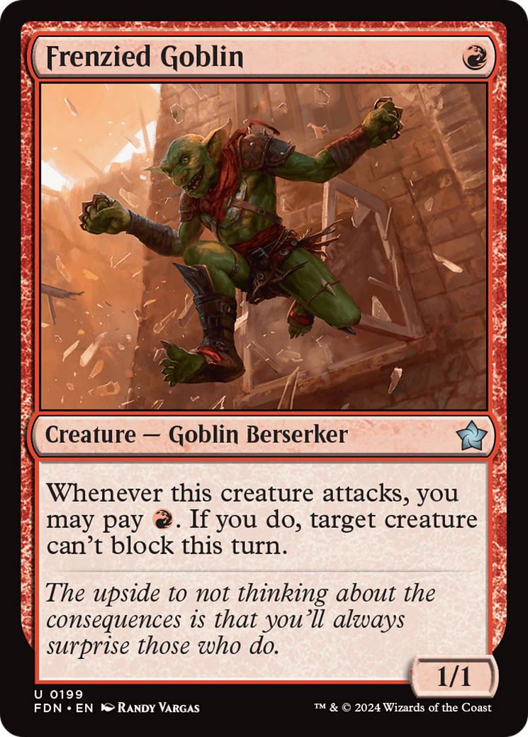 Frenzied Goblin Card Image