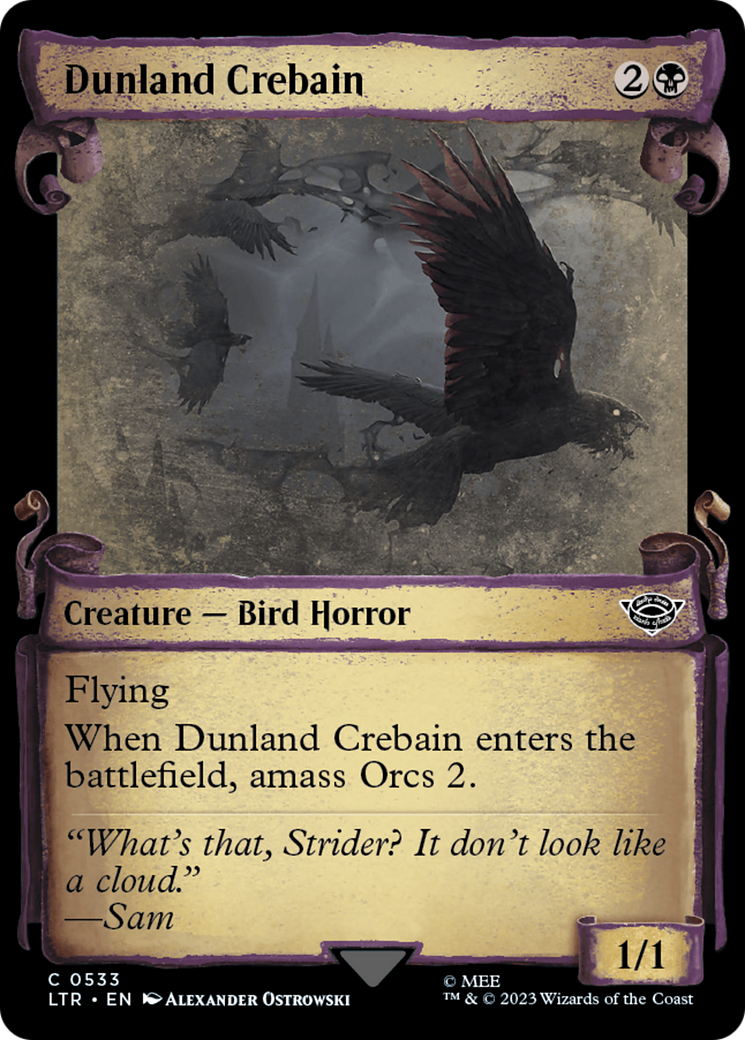 Dunland Crebain Card Image