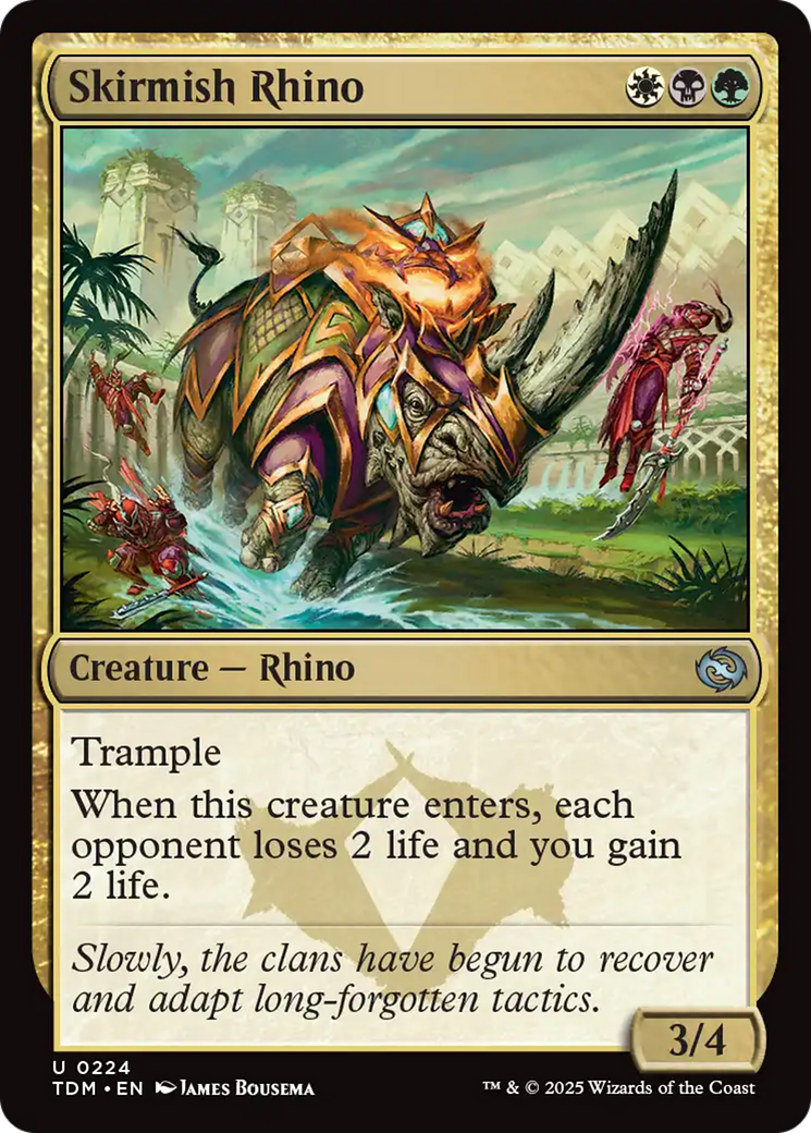 Skirmish Rhino Card Image