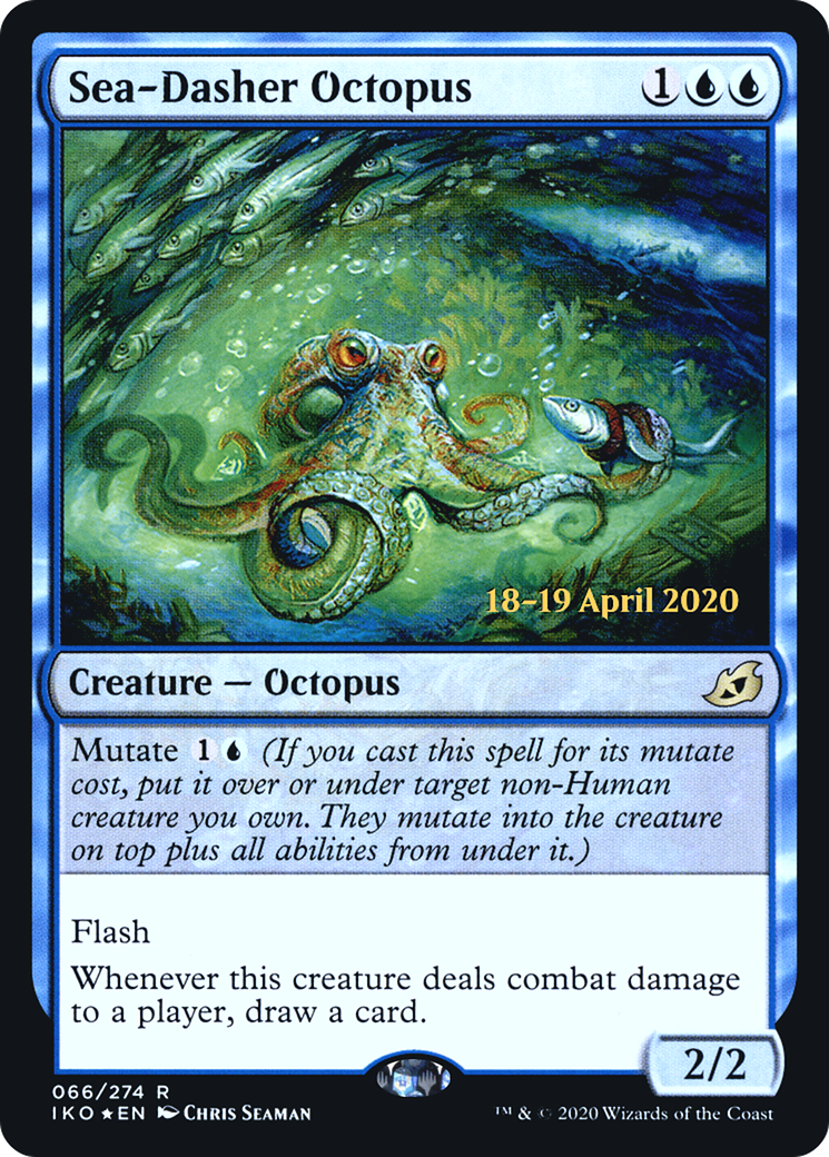 Sea-Dasher Octopus Card Image