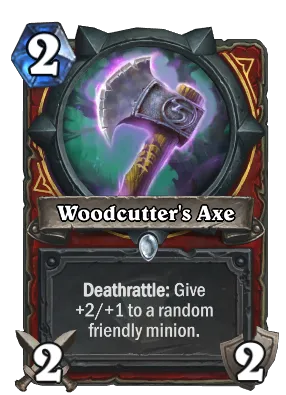 Woodcutter's Axe Card Image