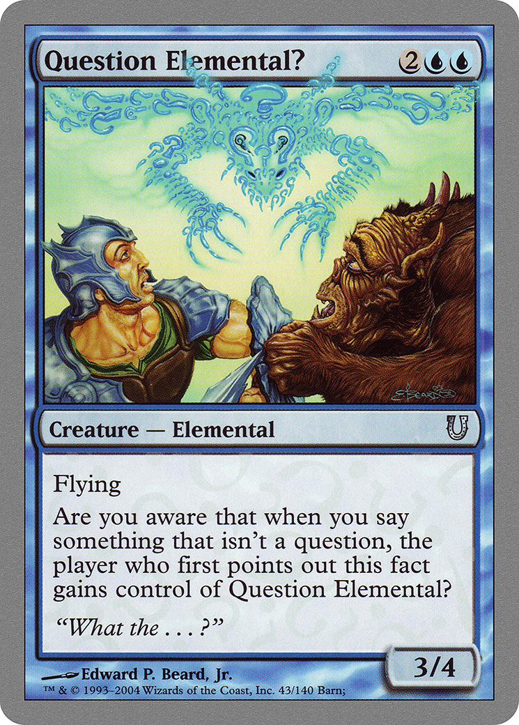 Question Elemental? Card Image