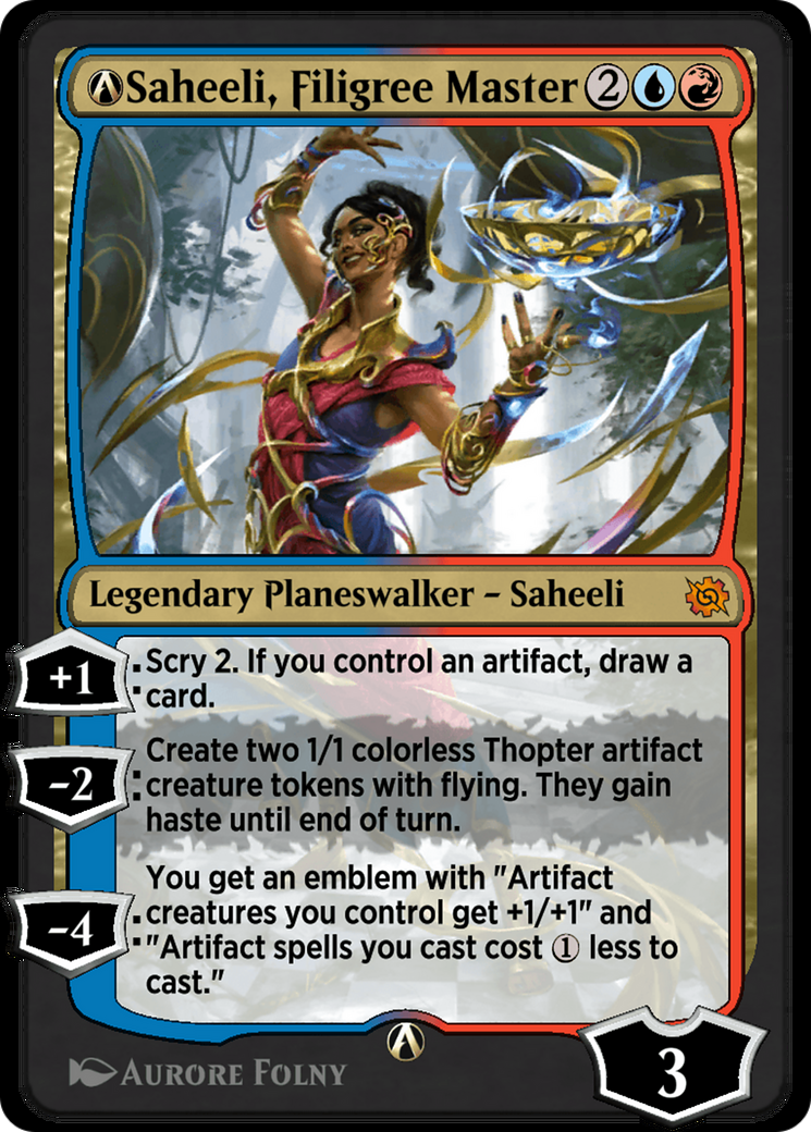 A-Saheeli, Filigree Master Card Image