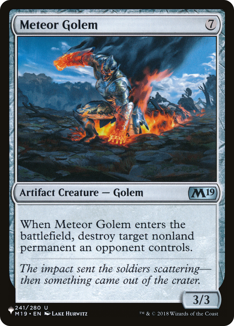 Meteor Golem Card Image