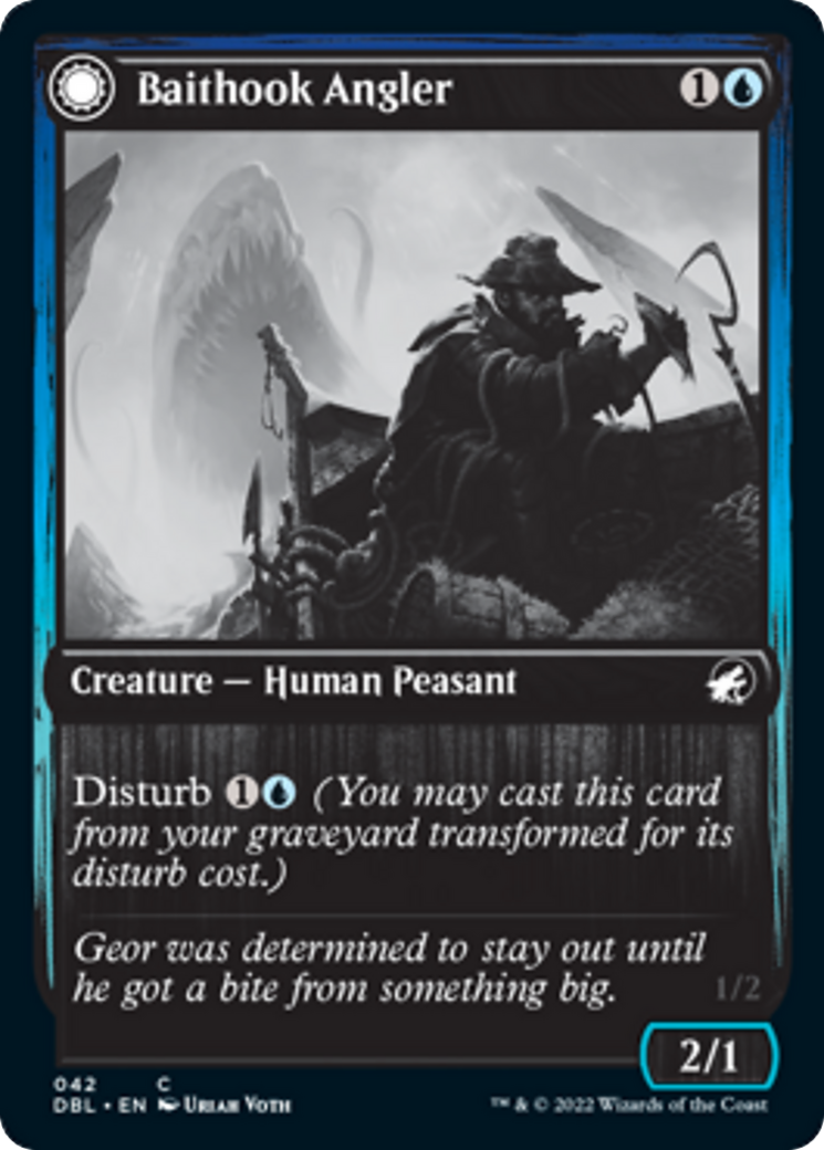 Baithook Angler // Hook-Haunt Drifter Card Image