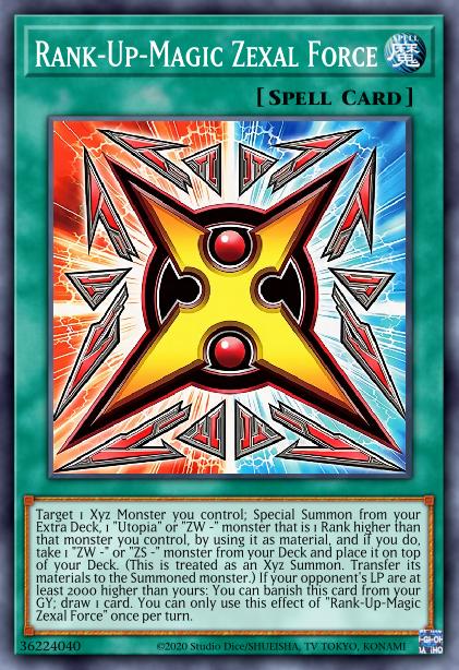 Rank-Up-Magic Zexal Force Card Image