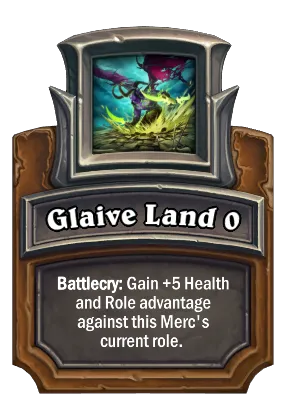 Glaive Land {0} Card Image