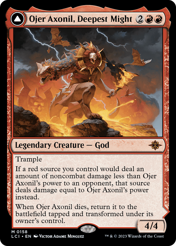 Ojer Axonil, Deepest Might // Temple of Power Card Image