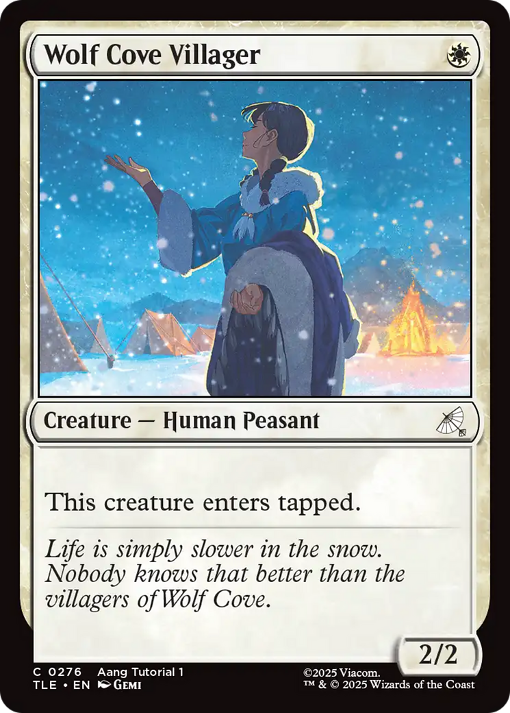 Wolf Cove Villager Card Image