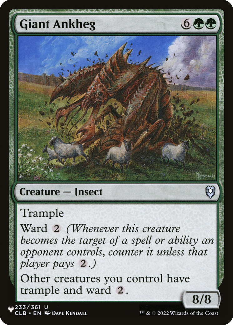Giant Ankheg Card Image