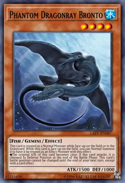 Phantom Dragonray Bronto Card Image