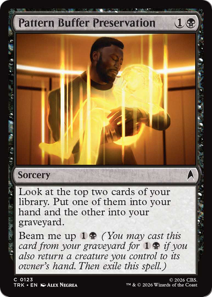 Pattern Buffer Preservation Magic: The Gathering card