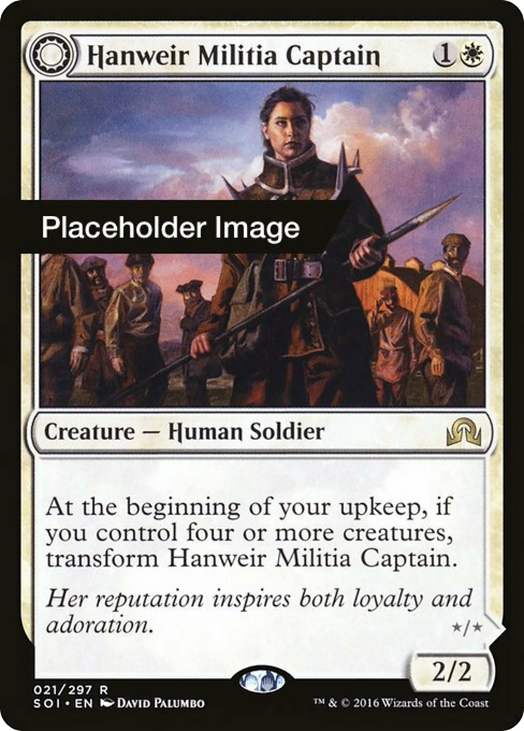 Hanweir Militia Captain // Westvale Cult Leader Card Image