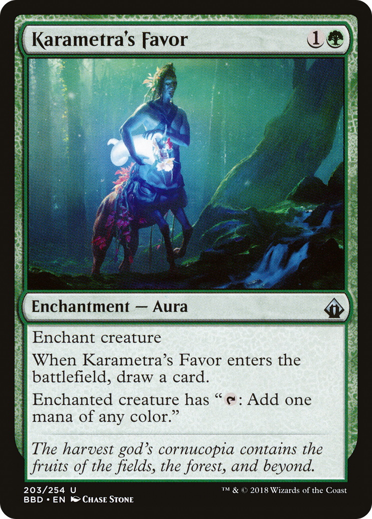 Karametra's Favor Card Image