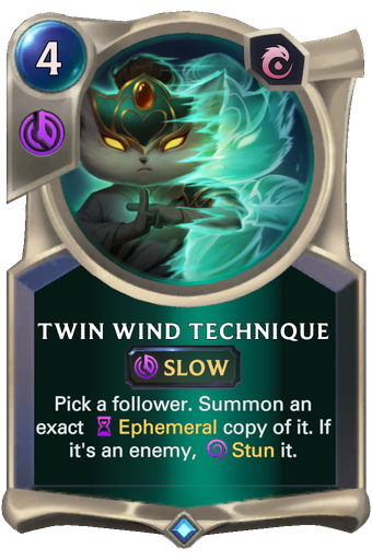 Twin Wind Technique Card Image