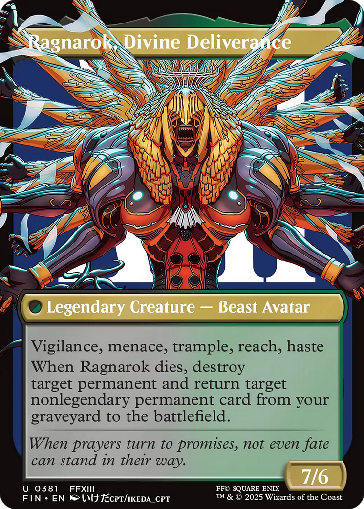 Ragnarok, Divine Deliverance // Vanille, Cheerful l'Cie Card Image