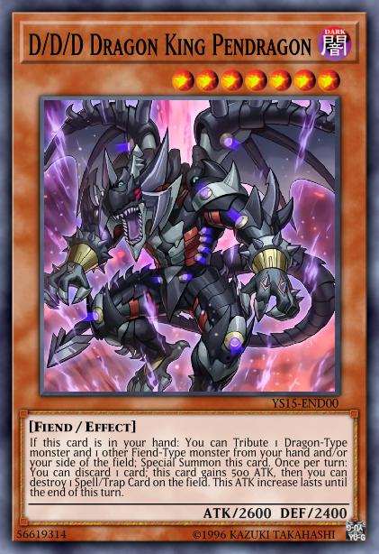 D/D/D Dragon King Pendragon Card Image