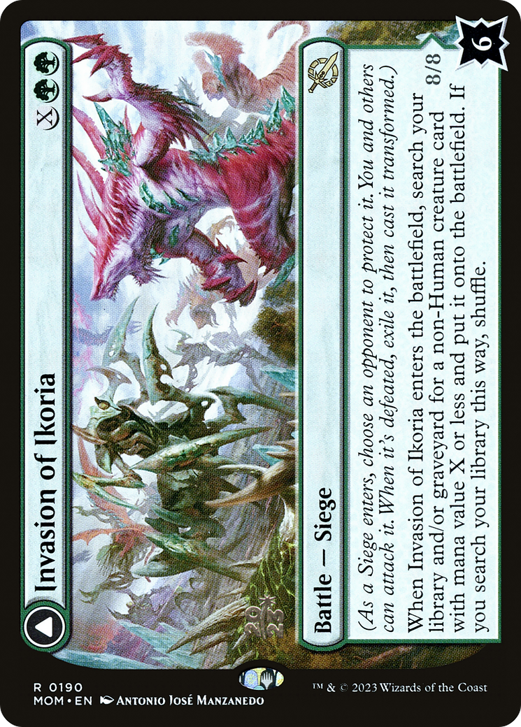 Invasion of Ikoria // Zilortha, Apex of Ikoria Card Image