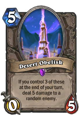 Desert Obelisk Card Image