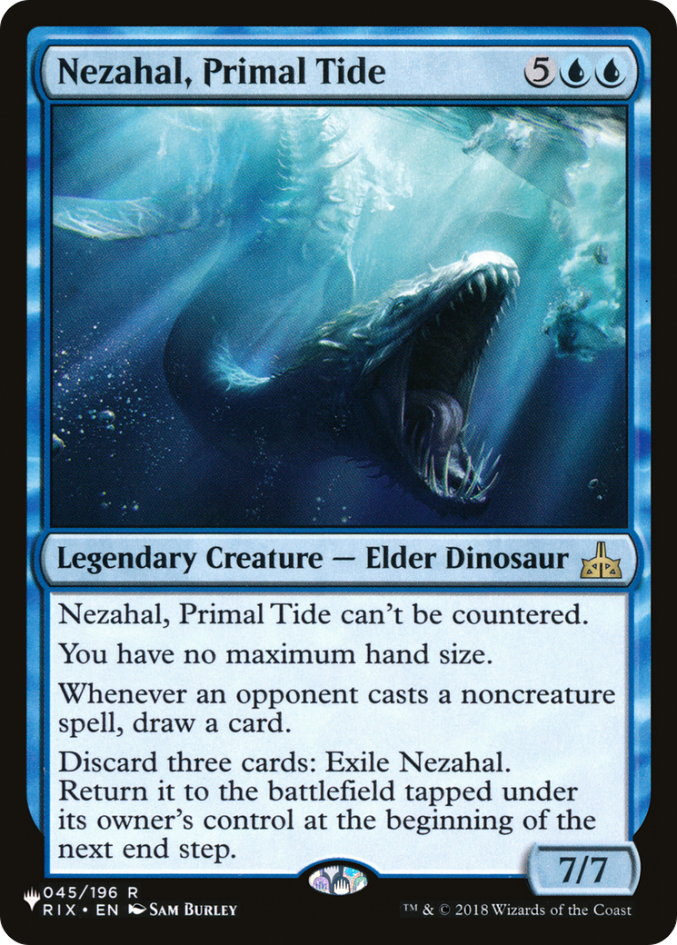 Nezahal, Primal Tide Card Image