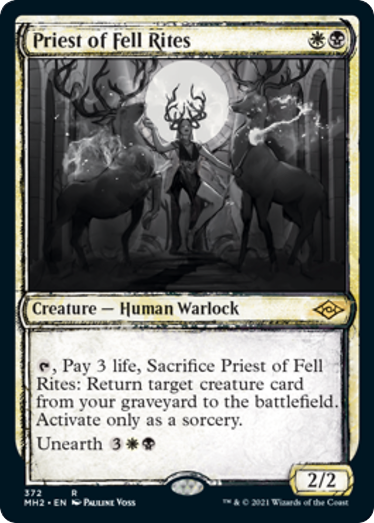 Priest of Fell Rites Card Image