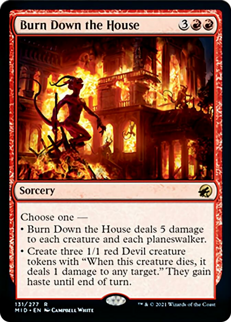Burn Down the House Card Image