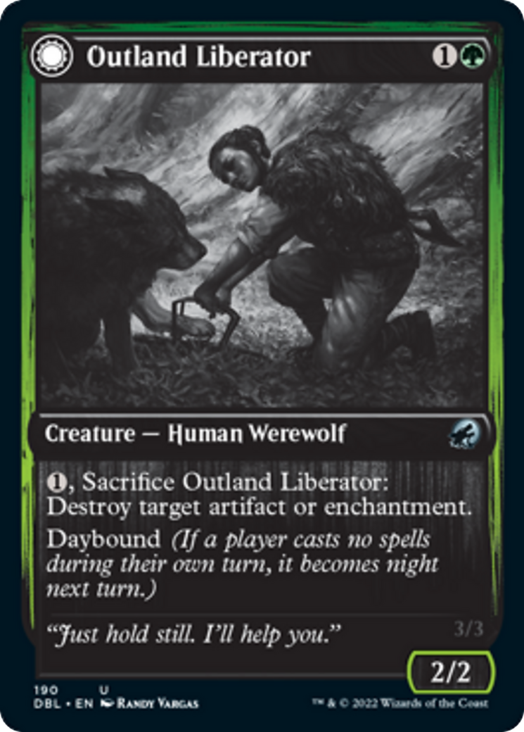 Outland Liberator // Frenzied Trapbreaker Card Image