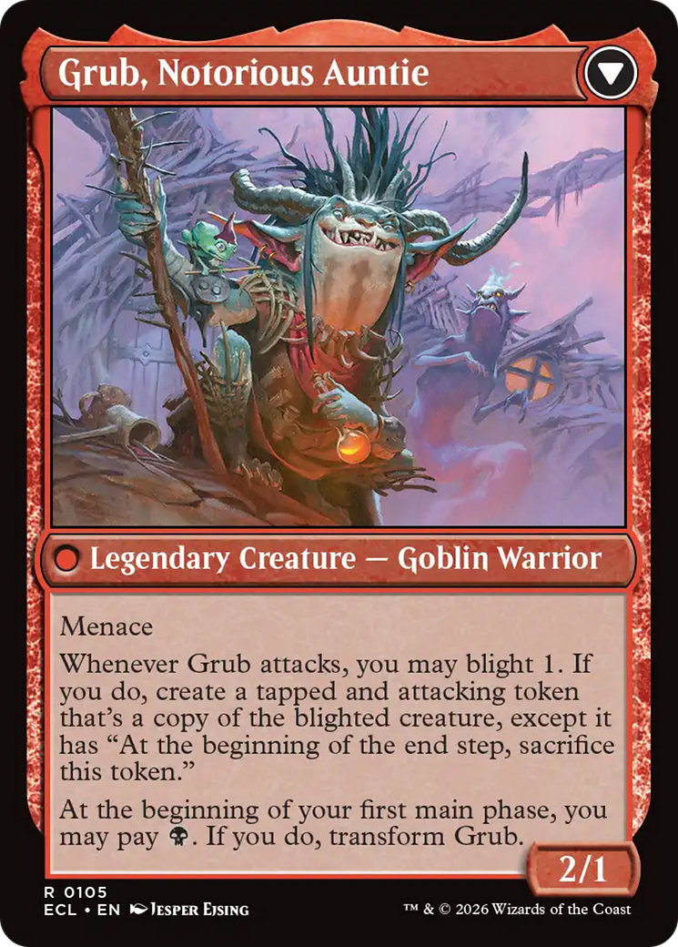 Grub, Notorious Auntie Magic: The Gathering card