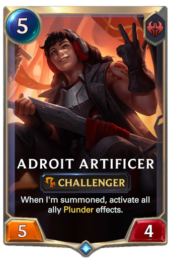 Adroit Artificer Card Image
