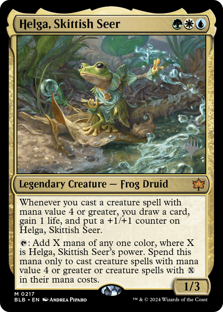 Helga, Skittish Seer Card Image