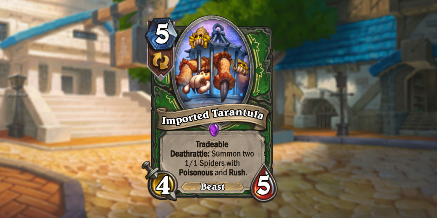 New Hunter Card Revealed for United in Stormwind by GNN - Imported Tarantula
