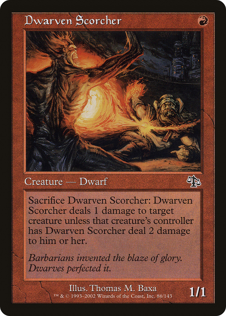 Dwarven Scorcher Card Image