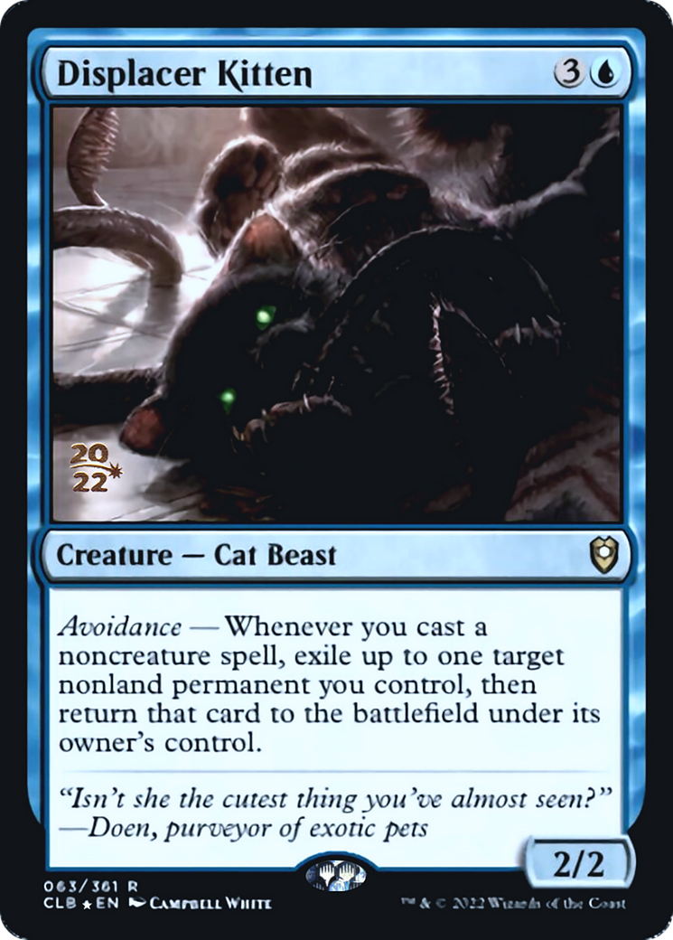 Displacer Kitten Card Image