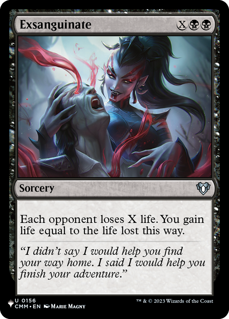 Exsanguinate Card Image