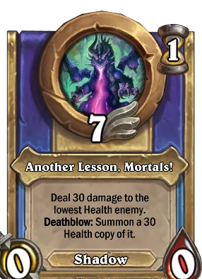 Another Lesson, Mortals! Card Image