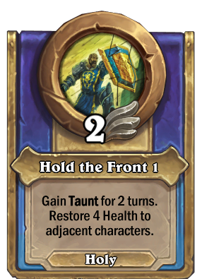 Hold the Front 1 Card Image
