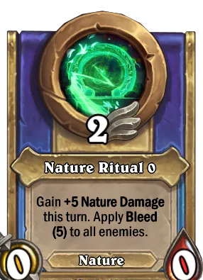 Nature Ritual {0} Card Image