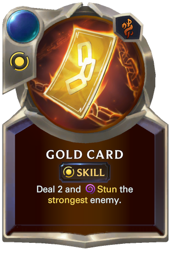 Gold Card Card Image