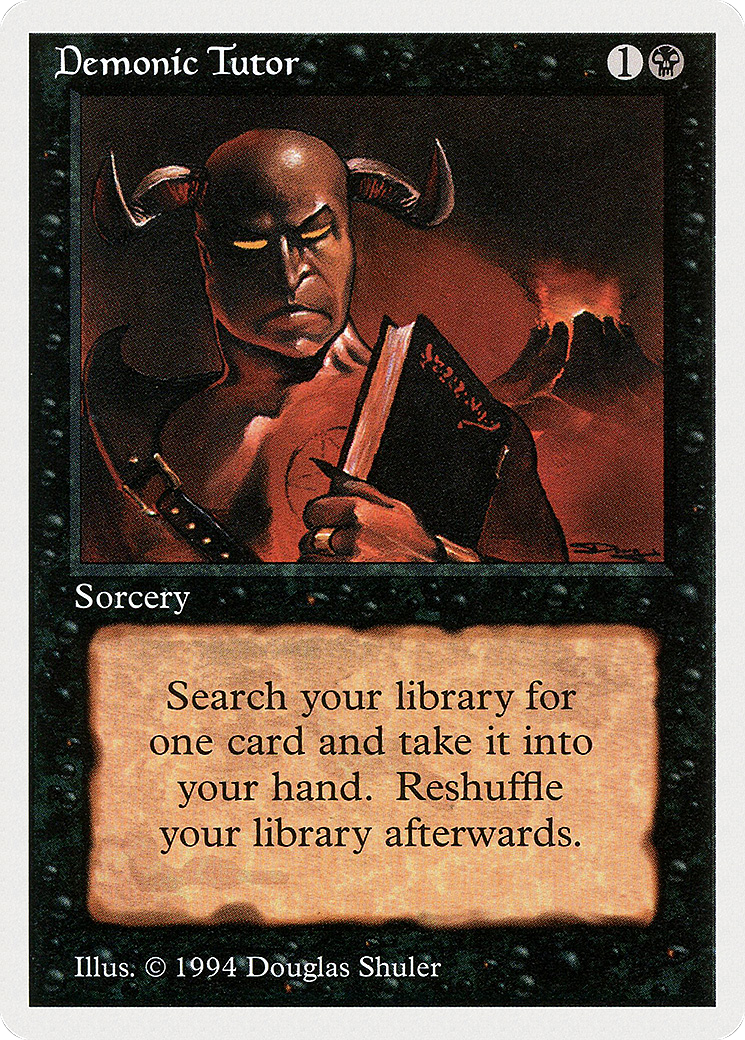 Demonic Tutor Card Image