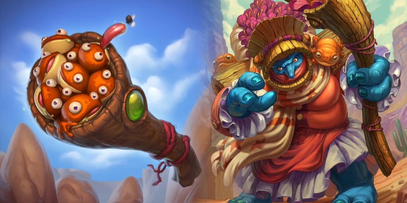 ALL the FROGS: Highlander Shaman in the Badlands Hearthstone's Standard Format - Deck Spotlight