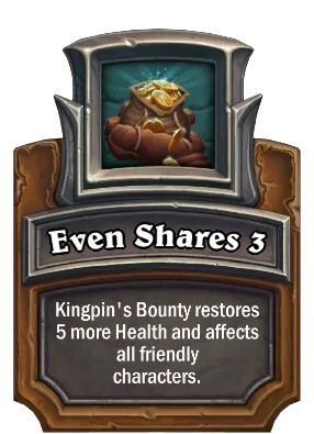 Even Shares 3 Card Image